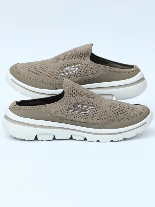 Skechers Go-Walk Slip-on Beige White 535