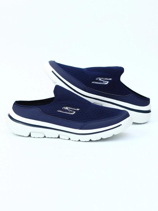 Skechers Go-Walk Slip-on Navy White 535