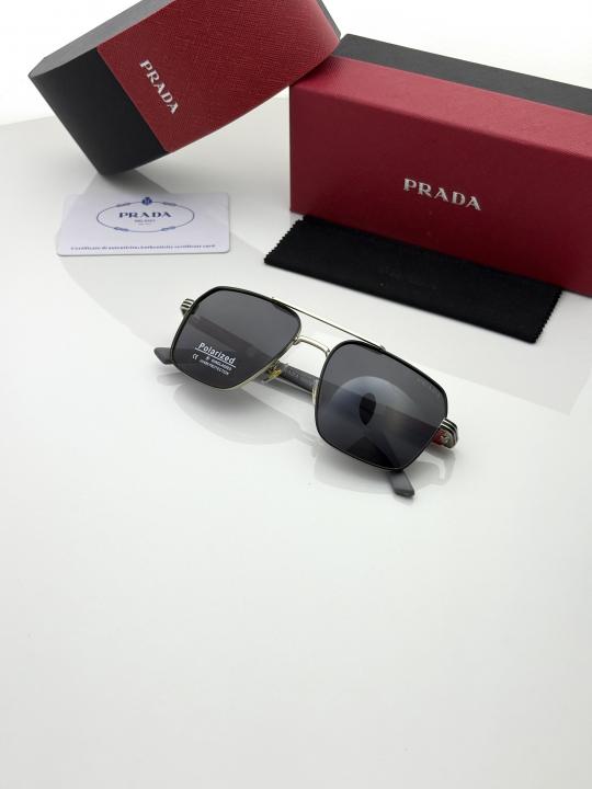 Prada 58543 silver black