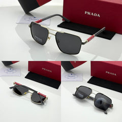 Prada 58543 silver black