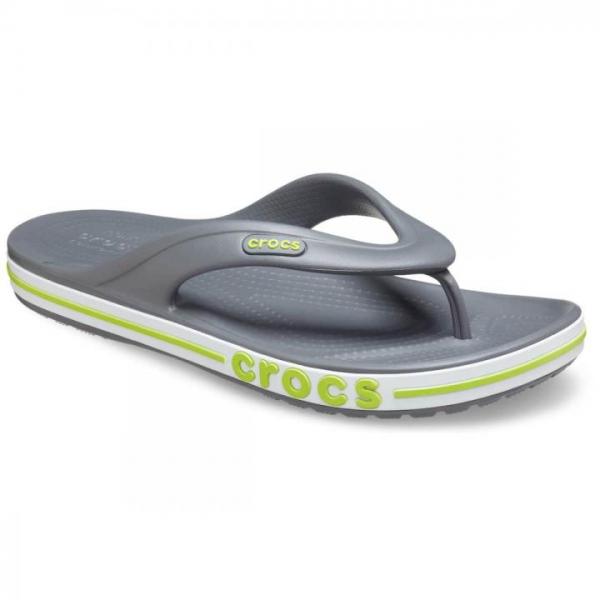 Crocs Bayaband Grey Green Premium Thong Flipflop 161