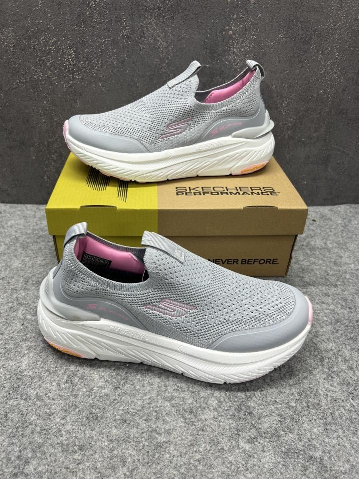 WMN Skechers Slip-ins Arch fit Max Cushion Grey Pink Colorway 2878