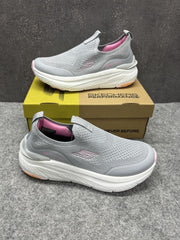 WMN Skechers Slip-ins Arch fit Max Cushion Grey Pink Colorway 2878