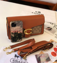 Coach Tabby Shoulder Bag 26 Caramel  Print Leather Dual Strap With OG Double Box High Quality Caramel Print 80626