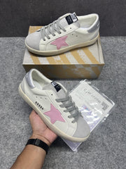 WMN Golden Goose Superstar White Pink Sneaker