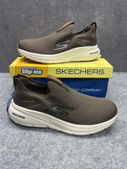 Skechers Go-Walk Slip-on Shoes Brown 9265