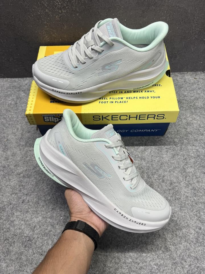 WMN Skechers Hyper Burst Slip-ins Mint 6201