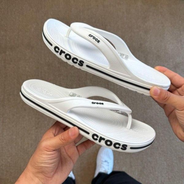 Crocs Bayaband Slip White With Og Box And Carry Bag