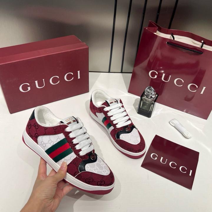 Gucci GG Screener Sneaker Wine
