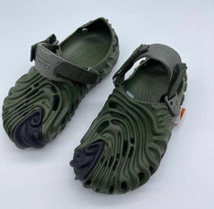 Crocs Salehe Bembury The Pollex Clog Olive Green With og box and carry bag