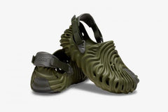 Crocs Salehe Bembury The Pollex Clog Olive Green With og box and carry bag