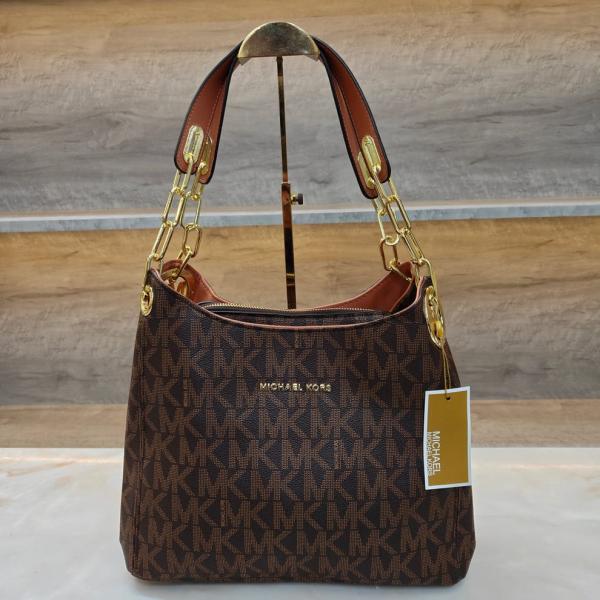 Michael Kors Fulton Shoulder Bag With Dust Bag Coffee Brown 8500