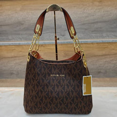 Michael Kors Fulton Shoulder Bag With Dust Bag Coffee Brown 8500