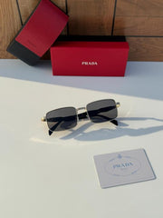 Prada 58040 gold  Black