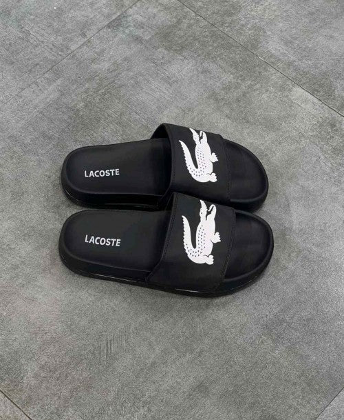 Lacoste Croco Slide Black