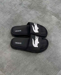 Lacoste Croco Slide Black