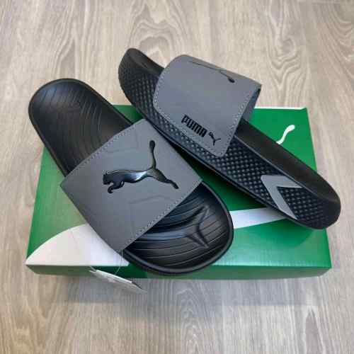 Puma Softride Pro Leadpuff Grey Black Slide