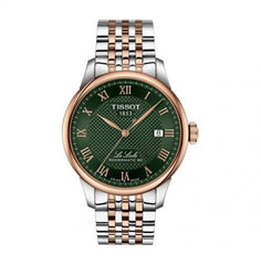 Tissot Le Locle Silver Rose Gold Green Authentic Store Quality
