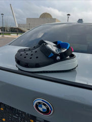 Crocs Classic Hiker Clogs black blue