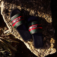 Gucci Interlocking G web stripe sandals Premium