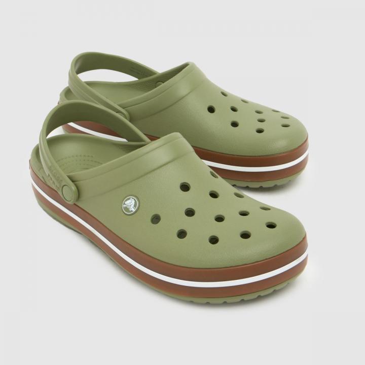 Crocs Crocband Gum Clog Khaki