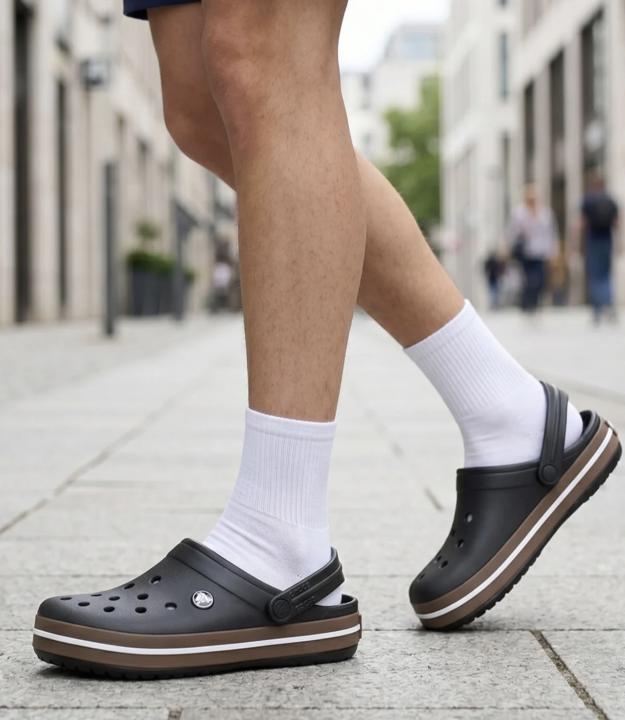 Crocs Crocband Gum Clog Black