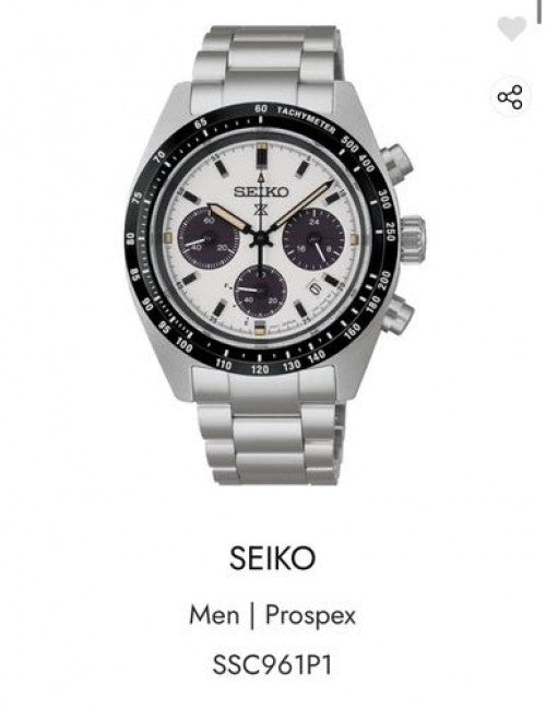 Seiko Prospex Prospex Speedtimer Panda Authentic Store Quality