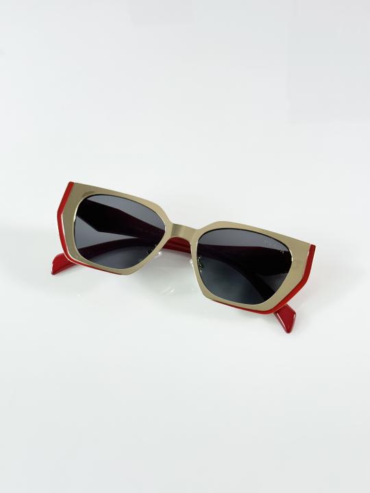 PRADA WMNS 018 Gold Black Red