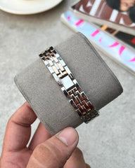 Michael Kors Darci Toton Rose Gold Black