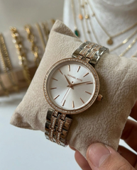 Michael Kors Darci Tuton Rose Gold White