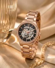 Fossil Eevie Automatic Copper-Black