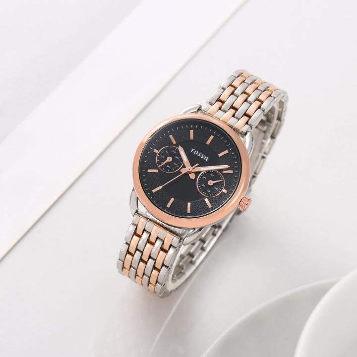 Fossil tailor multifunction 2 Tone Copper Black
