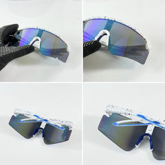 Oakley 2306 White Blue Aqua