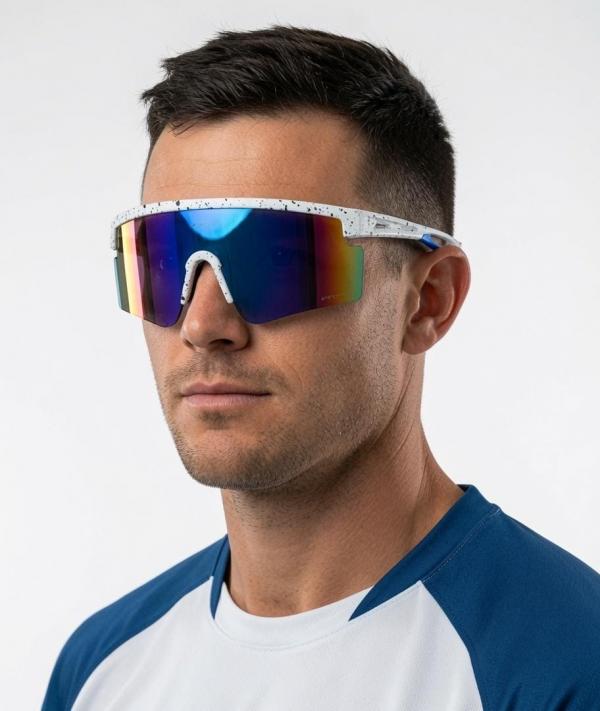 Oakley 2306 White Blue Aqua