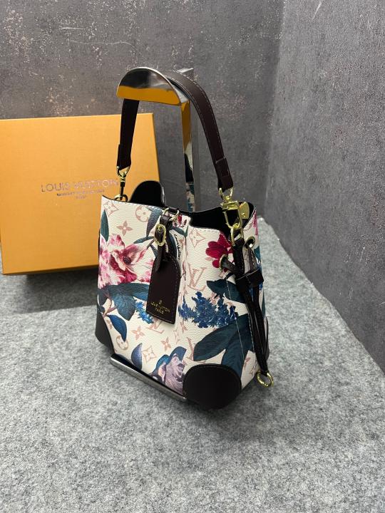 Louis Vuitton All BB Bag Monogram White Eden collection Floral Pattern Monogram With OG Box Dust Cover & Carry Bag 60429 White Flowers
