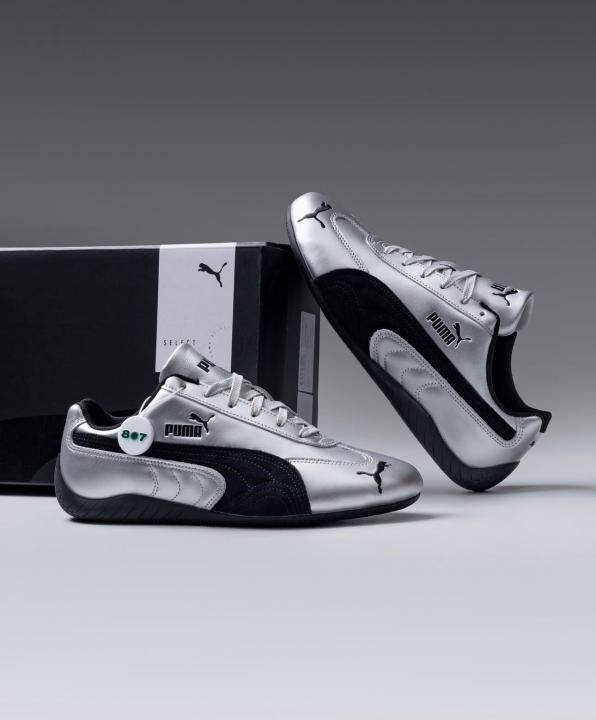 PUMA SPEEDCAT METALLIC SILVER BLACK