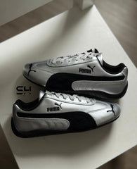 PUMA SPEEDCAT METALLIC SILVER BLACK