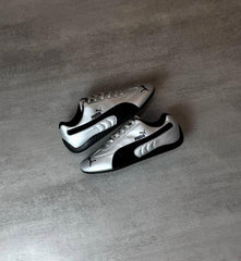 PUMA SPEEDCAT METALLIC SILVER BLACK