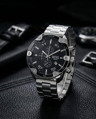 Diesel Spiked silver Black