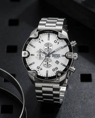 Diesel Spiked silver white