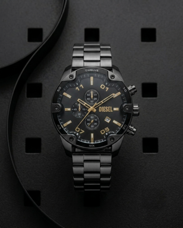 Diesel Spiked black gold