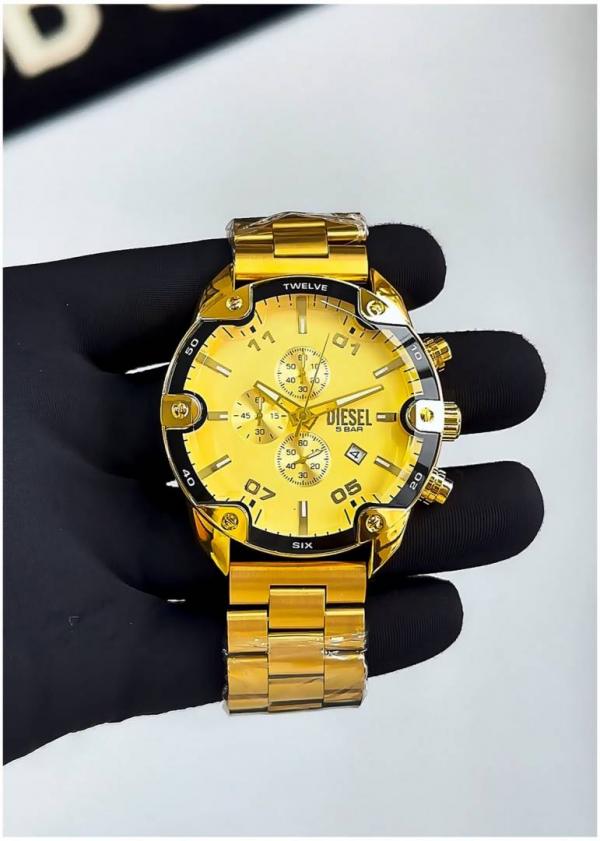Diesel Spiked gold & gold