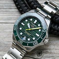 Tag Aquaracer Professional 200 Date Automatic Taitanum mate zik zake line