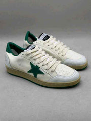 Golden Goose Ballstar White Green Sneakers