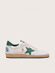 Golden Goose Ballstar White Green Sneakers