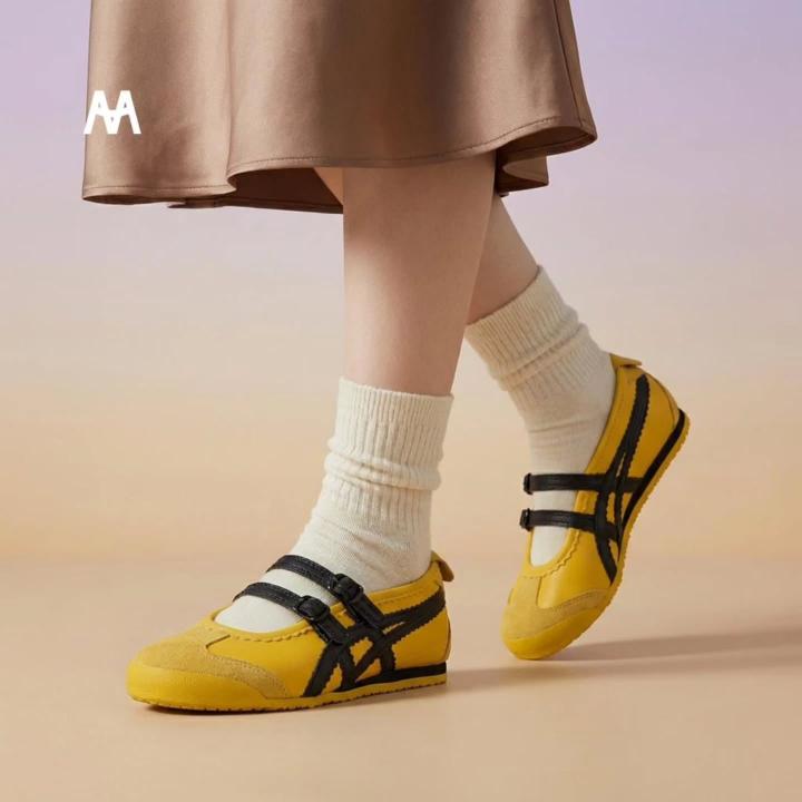 Onitsuka Tiger Mexico 66 TGRS Mary Jane Yellow Black
