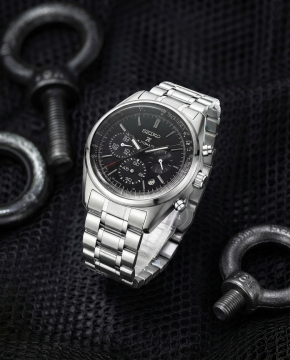 Seiko Prospex Chronograph Silver Black