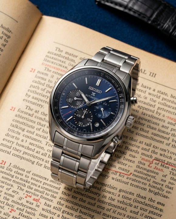 Seiko Prospex Chronograph Silver Blue