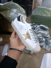 Golden Goose Gold White Black