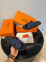 Hermes Izmir Premium Sandal Navy jeans